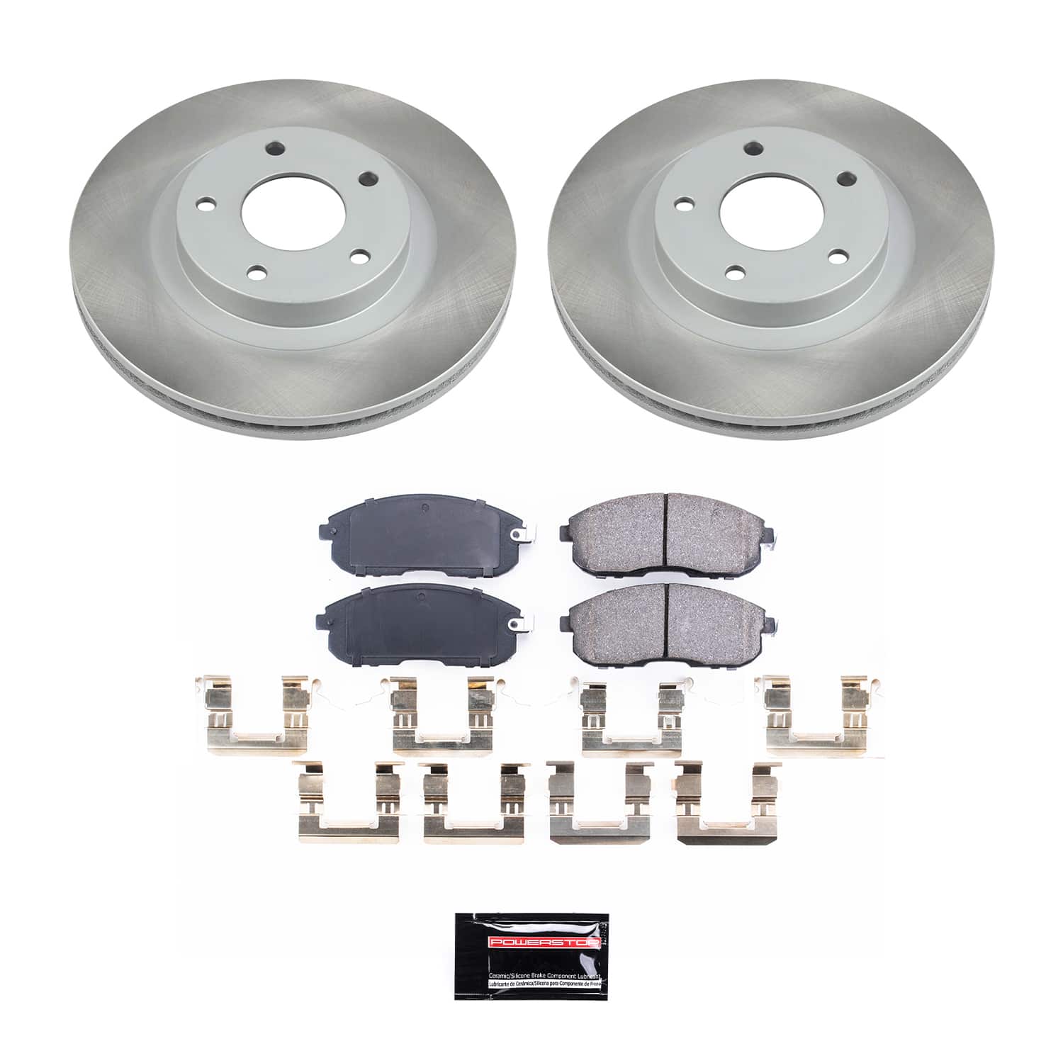 Power Stop SC2282 - Front Z17 Evolution Pad And Semi-Coated Rotor Kit vehicle fitment brake part