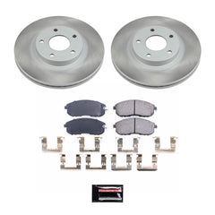 Power Stop SC2282 - Front Z17 Evolution Pad And Semi-Coated Rotor Kit vehicle fitment brake part
