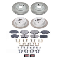 Power Stop SC2283 - Front And Rear Z17 Evolution Pad And Semi-Coated Rotor Kit vehicle fitment brake part