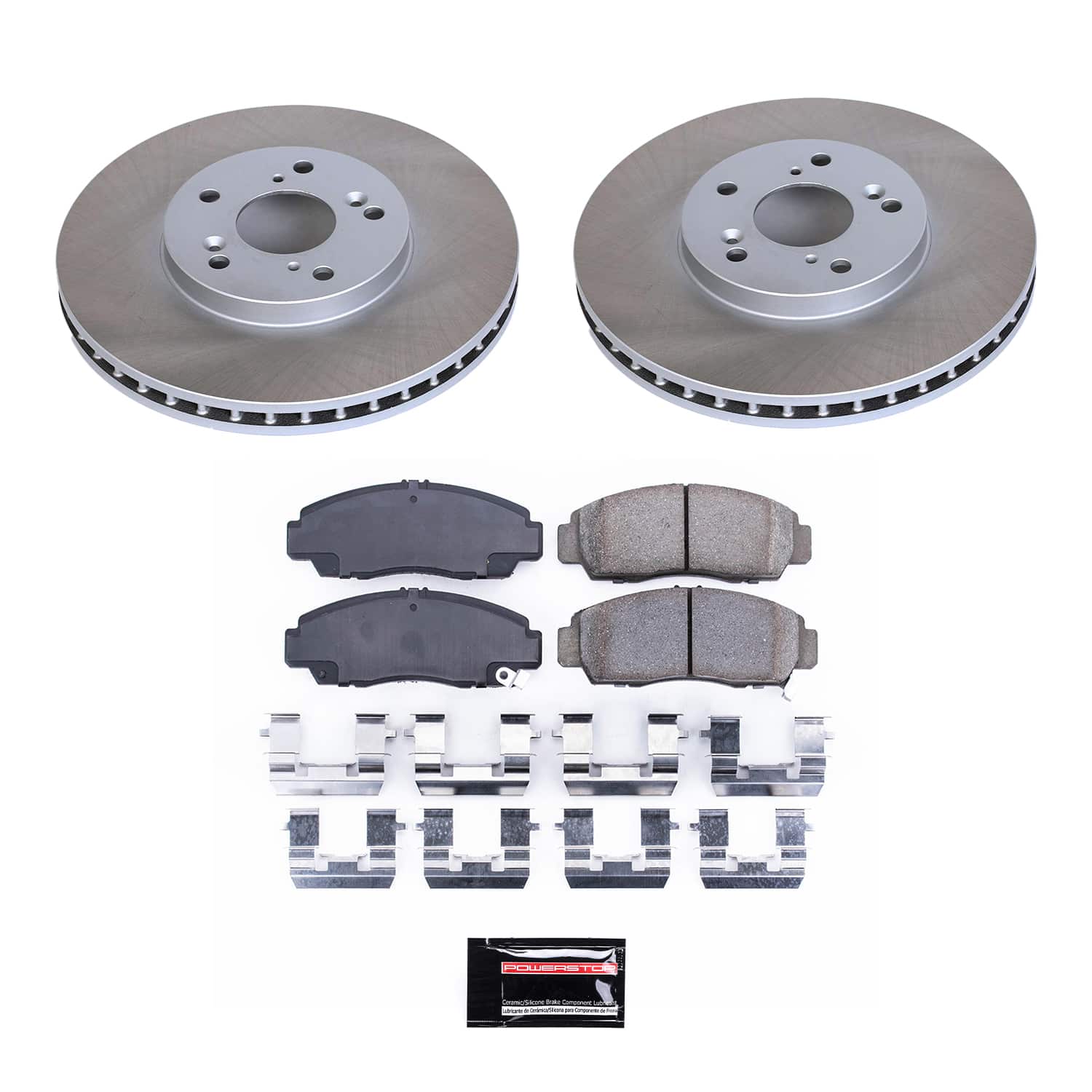 Power Stop SC2292 - Front Z17 Evolution Pad And Semi-Coated Rotor Kit vehicle fitment brake part