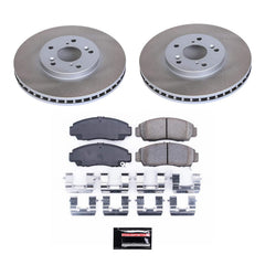 Power Stop SC2292 - Front Z17 Evolution Pad And Semi-Coated Rotor Kit vehicle fitment brake part