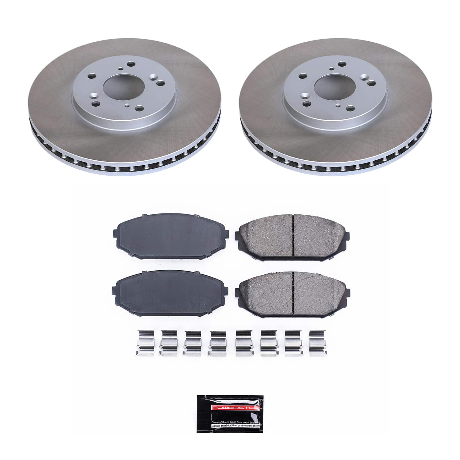Power Stop SC2299 - Front Z17 Evolution Pad And Semi-Coated Rotor Kit vehicle fitment brake part