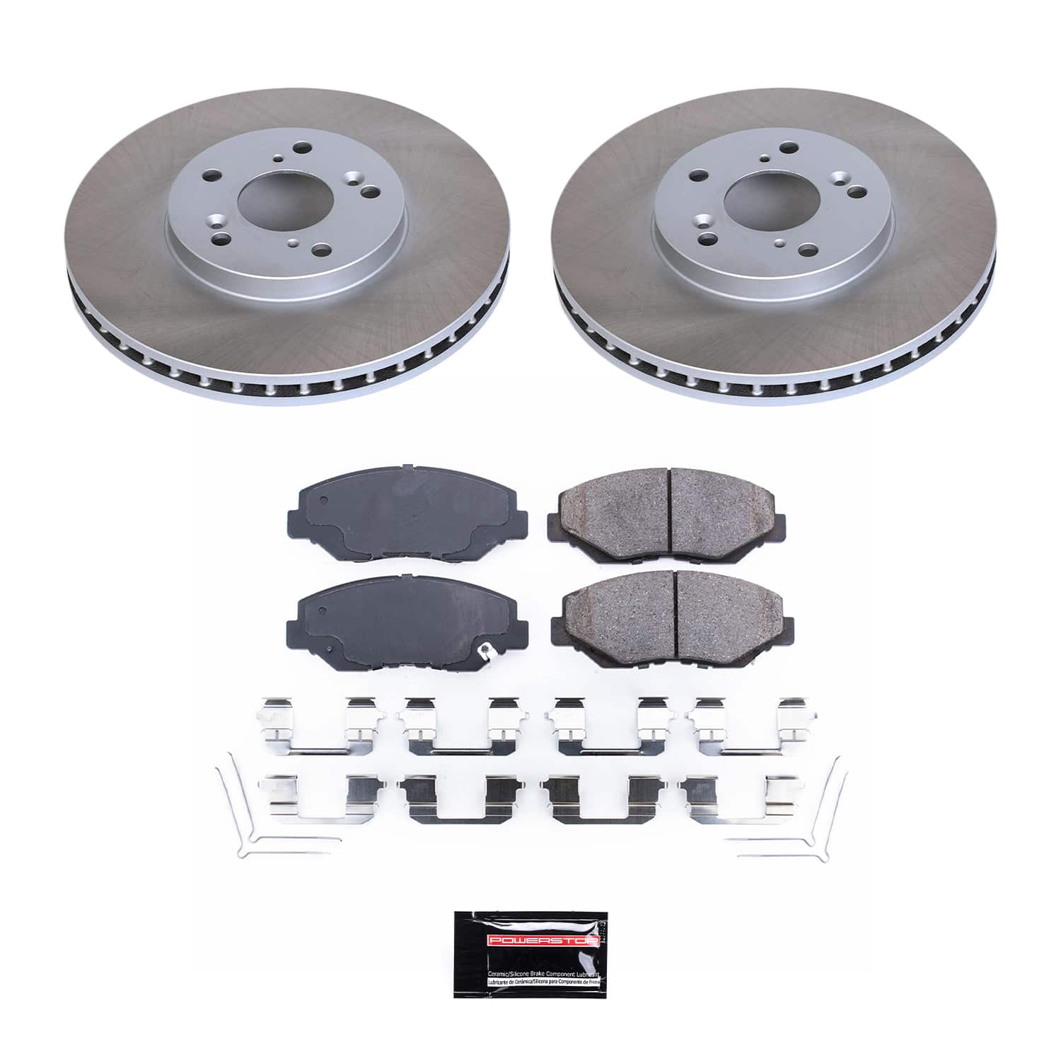 Power Stop SC2302 - Front Z17 Evolution Pad And Semi-Coated Rotor Kit vehicle fitment brake part