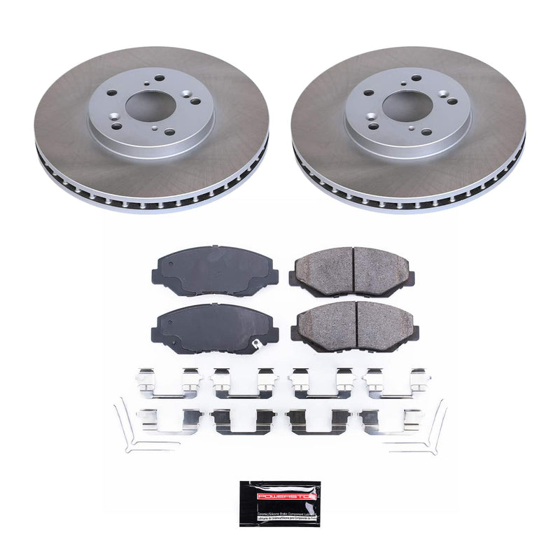 Power Stop SC2302 - Front Z17 Evolution Pad And Semi-Coated Rotor Kit vehicle fitment brake part