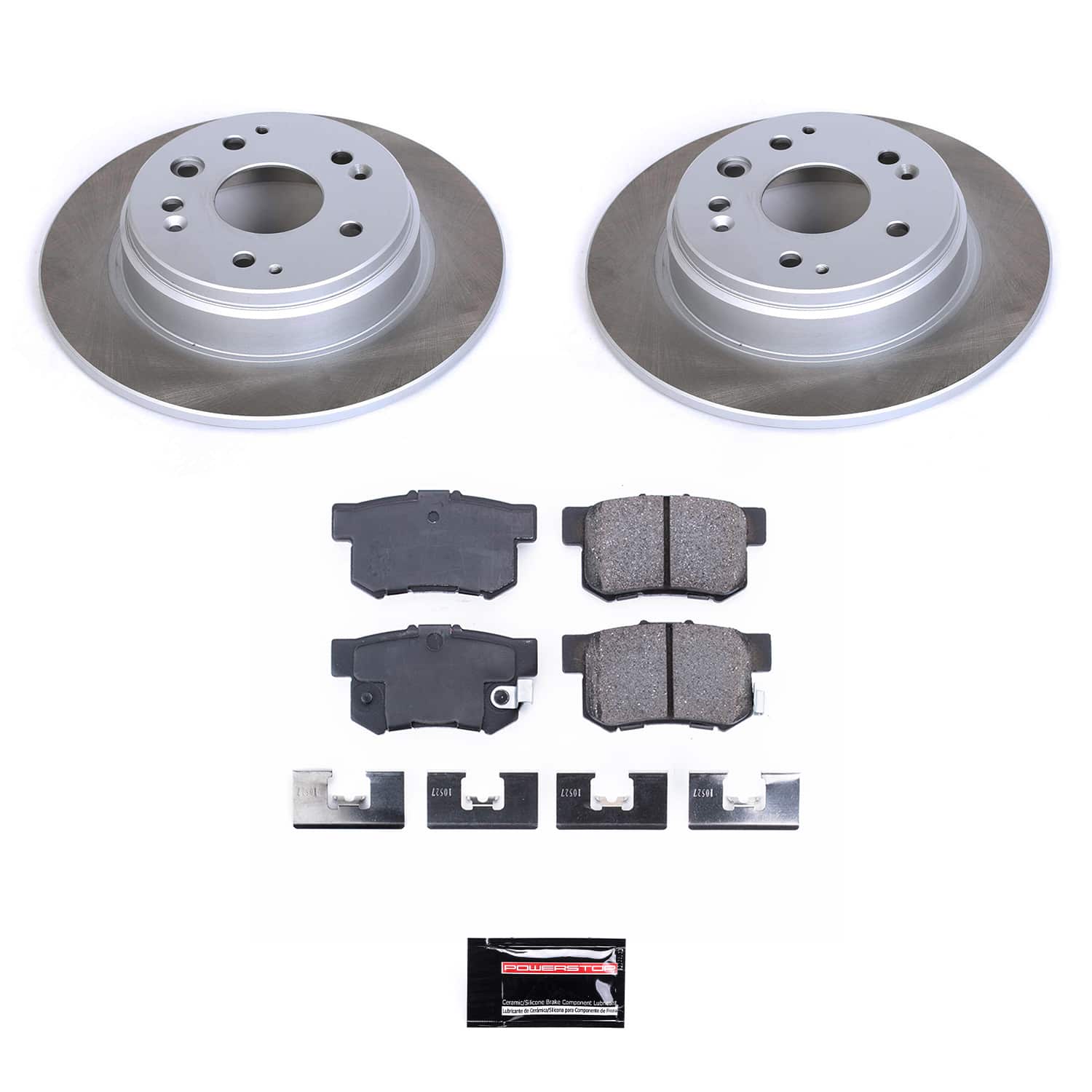 Power Stop SC2308 - Rear Z17 Evolution Pad And Semi-Coated Rotor Kit vehicle fitment brake part