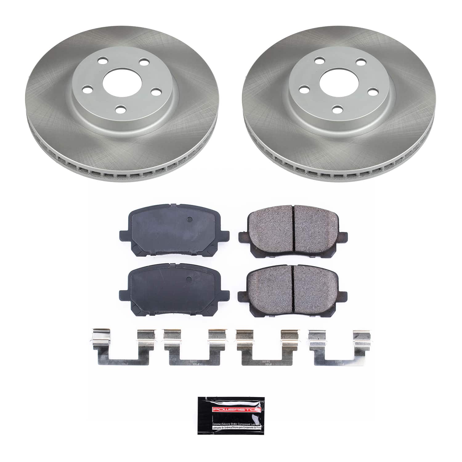 Power Stop SC2316 - Front Z17 Evolution Pad And Semi-Coated Rotor Kit vehicle fitment brake part