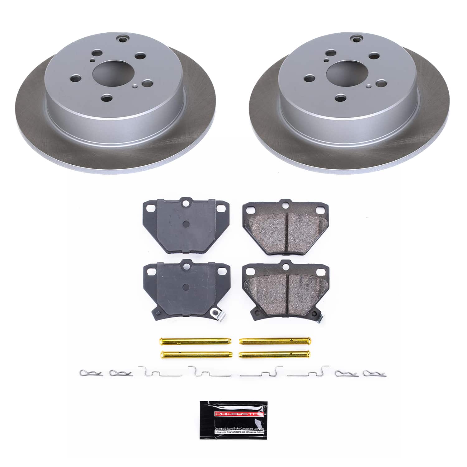 Power Stop SC2318 - Rear Z17 Evolution Pad And Semi-Coated Rotor Kit vehicle fitment brake part
