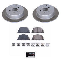 Power Stop SC2319 - Rear Z17 Evolution Pad And Semi-Coated Rotor Kit vehicle fitment brake part