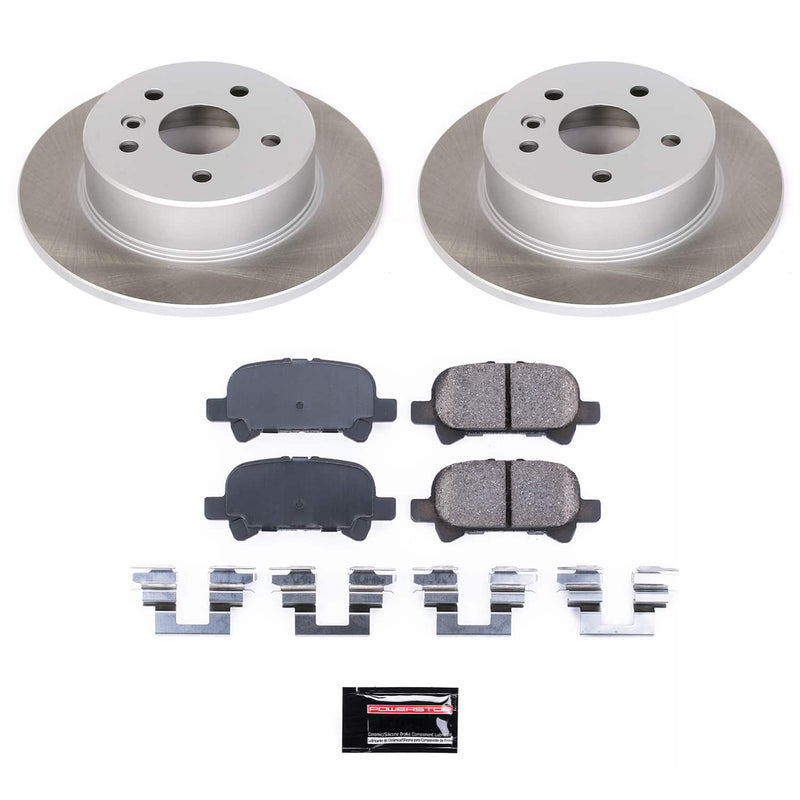 Power Stop SC2322 - Rear Z17 Evolution Pad And Semi-Coated Rotor Kit vehicle fitment brake part