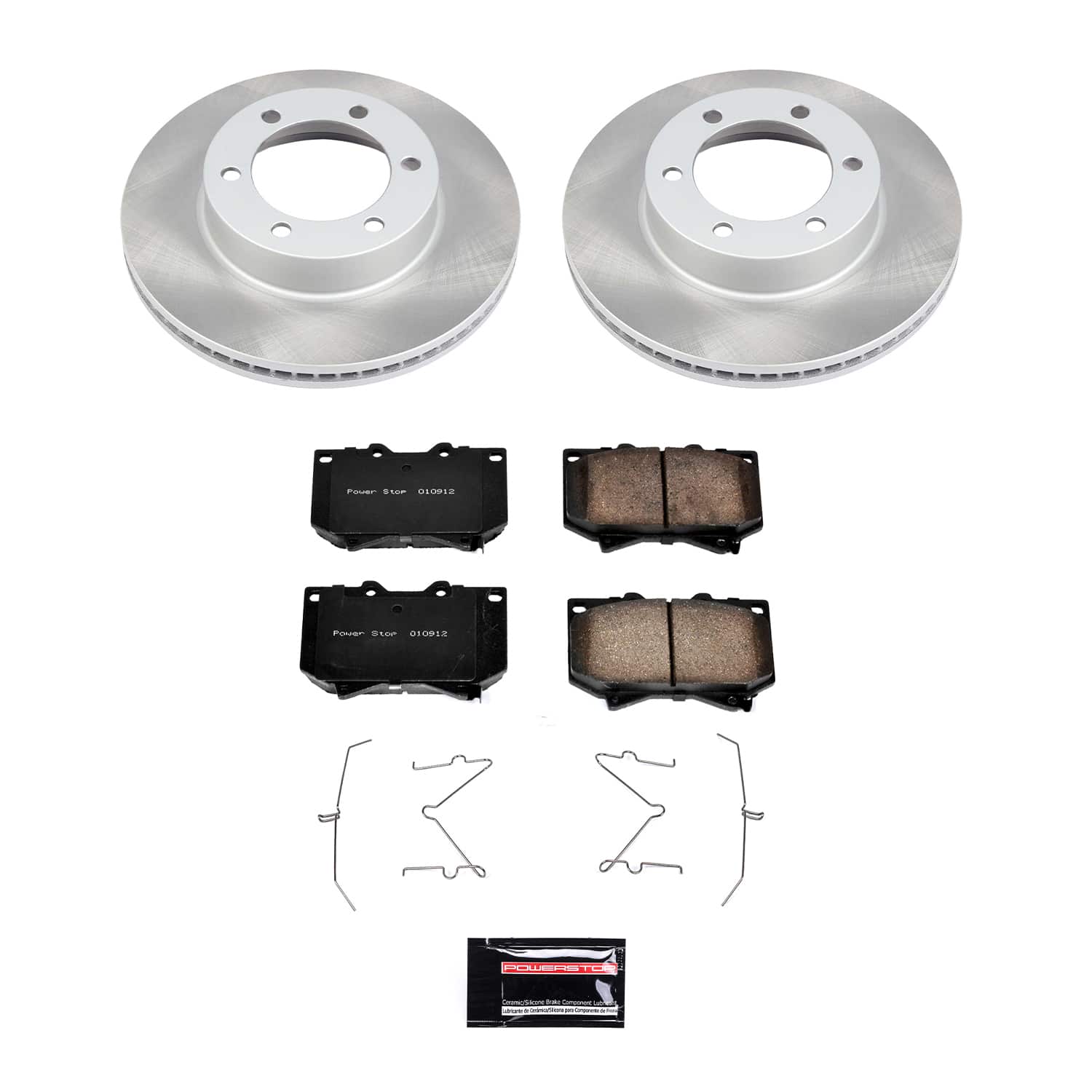 Power Stop SC2323 - Front Z17 Evolution Pad And Semi-Coated Rotor Kit vehicle fitment brake part