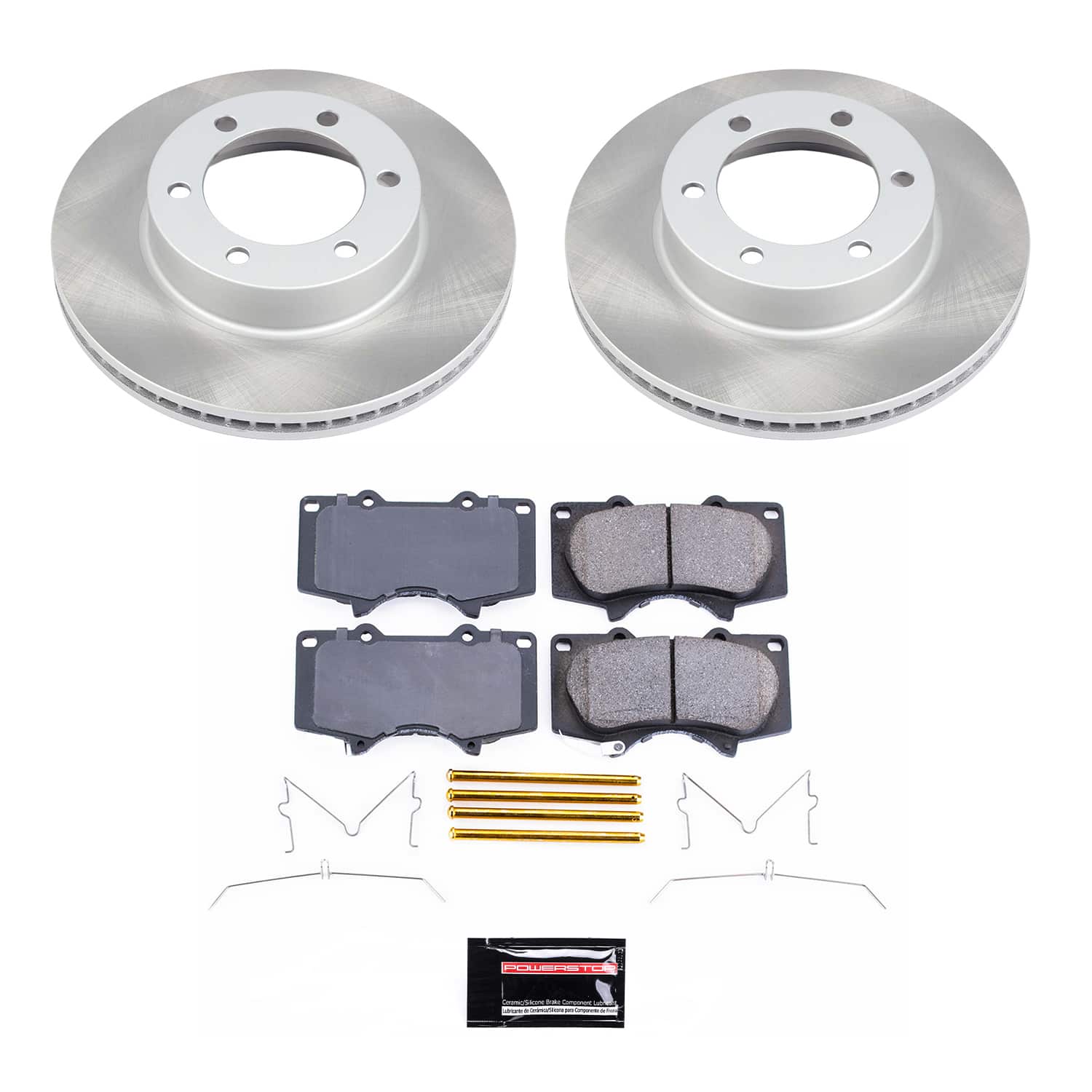 Power Stop SC2324 - Front Z17 Evolution Pad And Semi-Coated Rotor Kit vehicle fitment brake part