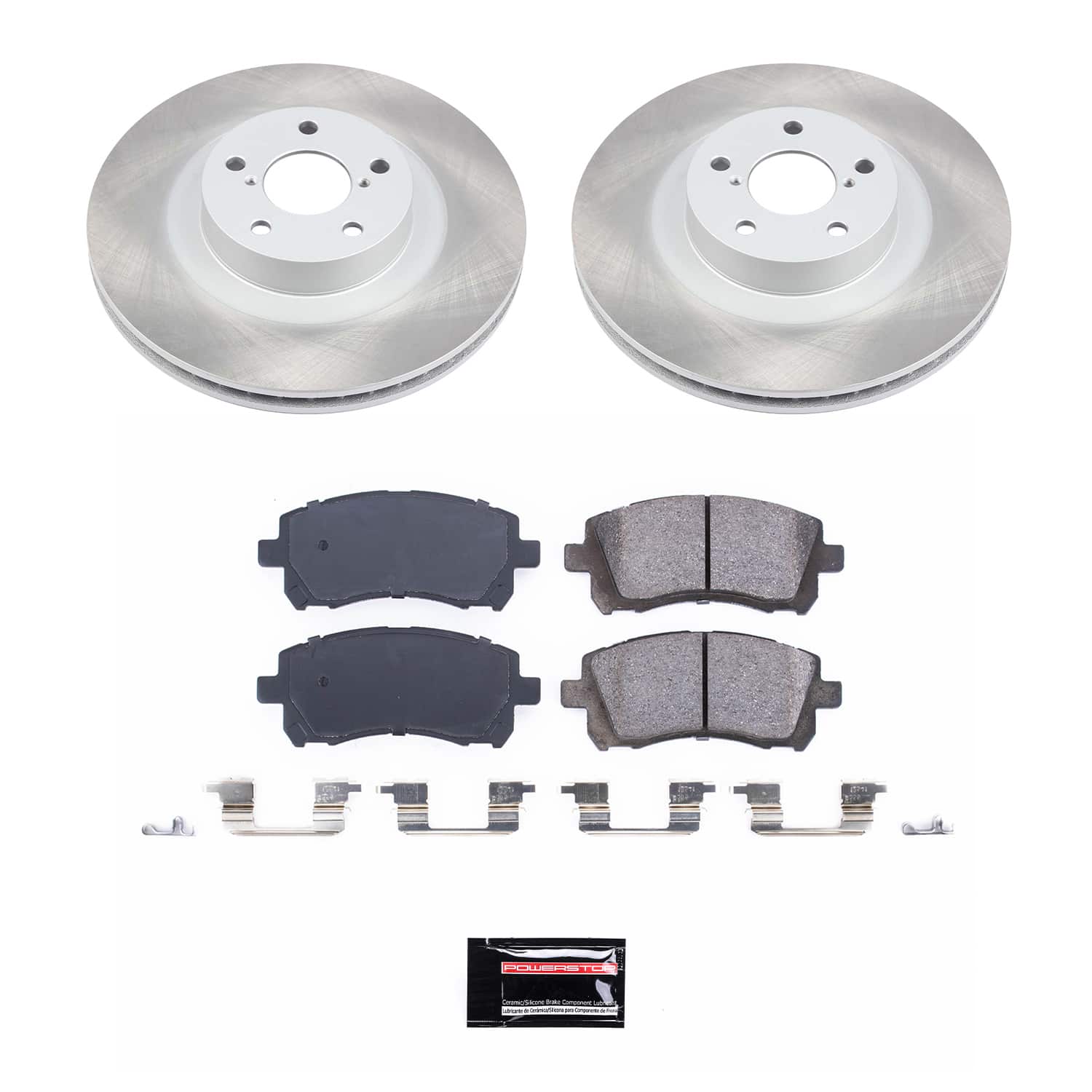 Power Stop SC2369 - Front Z17 Evolution Pad And Semi-Coated Rotor Kit vehicle fitment brake part