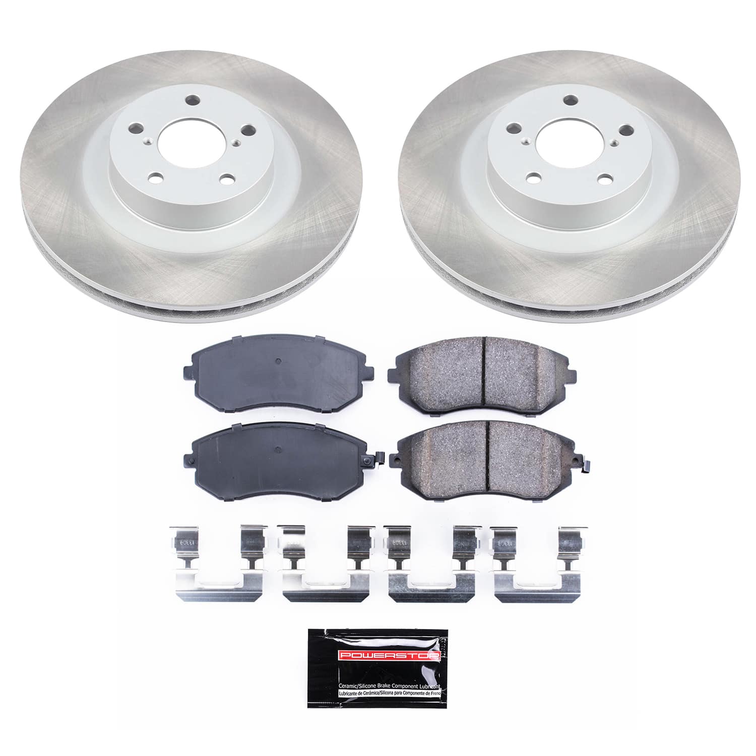 Power Stop SC2373 - Front Z17 Evolution Pad And Semi-Coated Rotor Kit vehicle fitment brake part