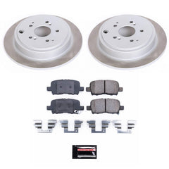 Power Stop SC2382 - Rear Z17 Evolution Pad And Semi-Coated Rotor Kit vehicle fitment brake part
