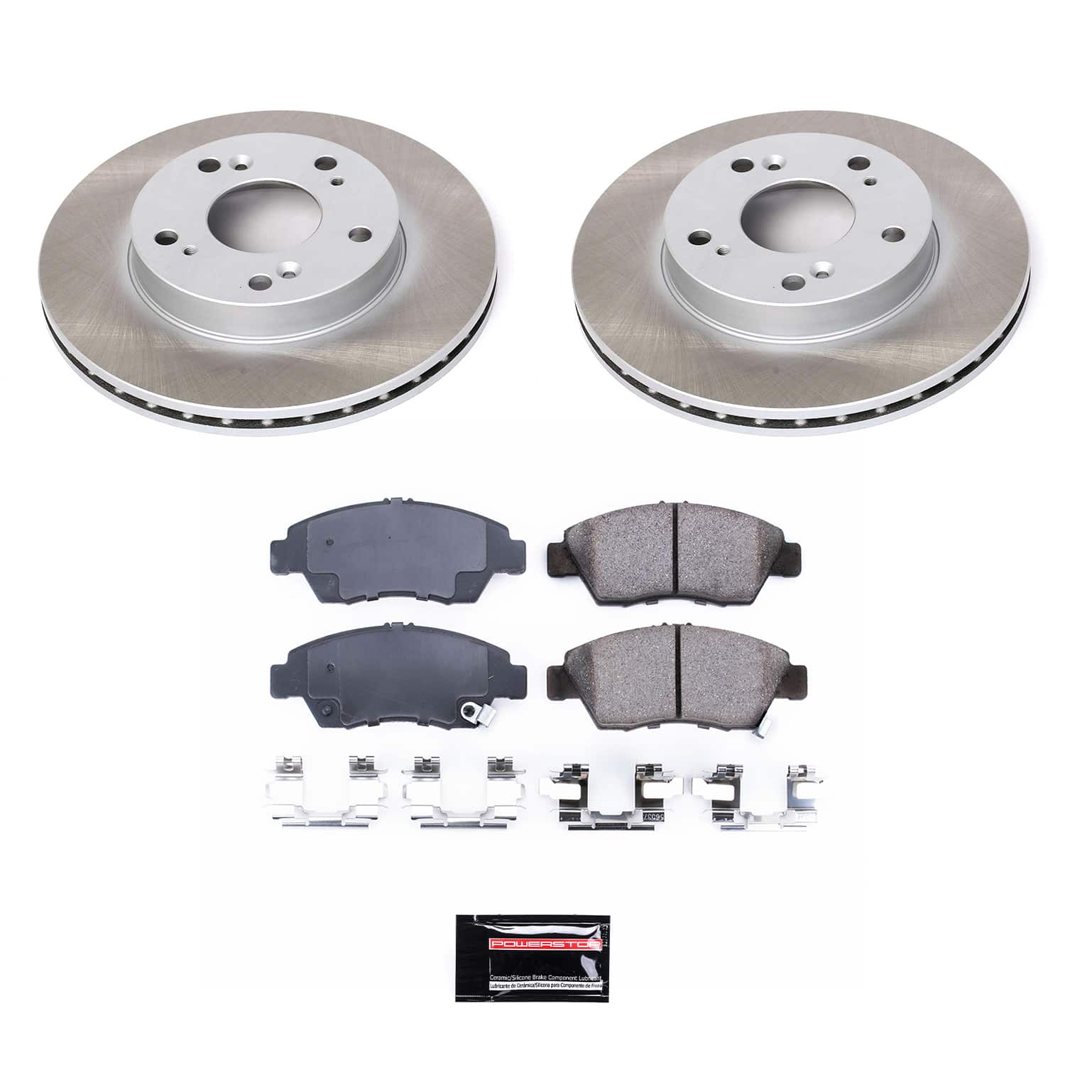 Power Stop SC2386 - Front Z17 Evolution Pad And Semi-Coated Rotor Kit vehicle fitment brake part
