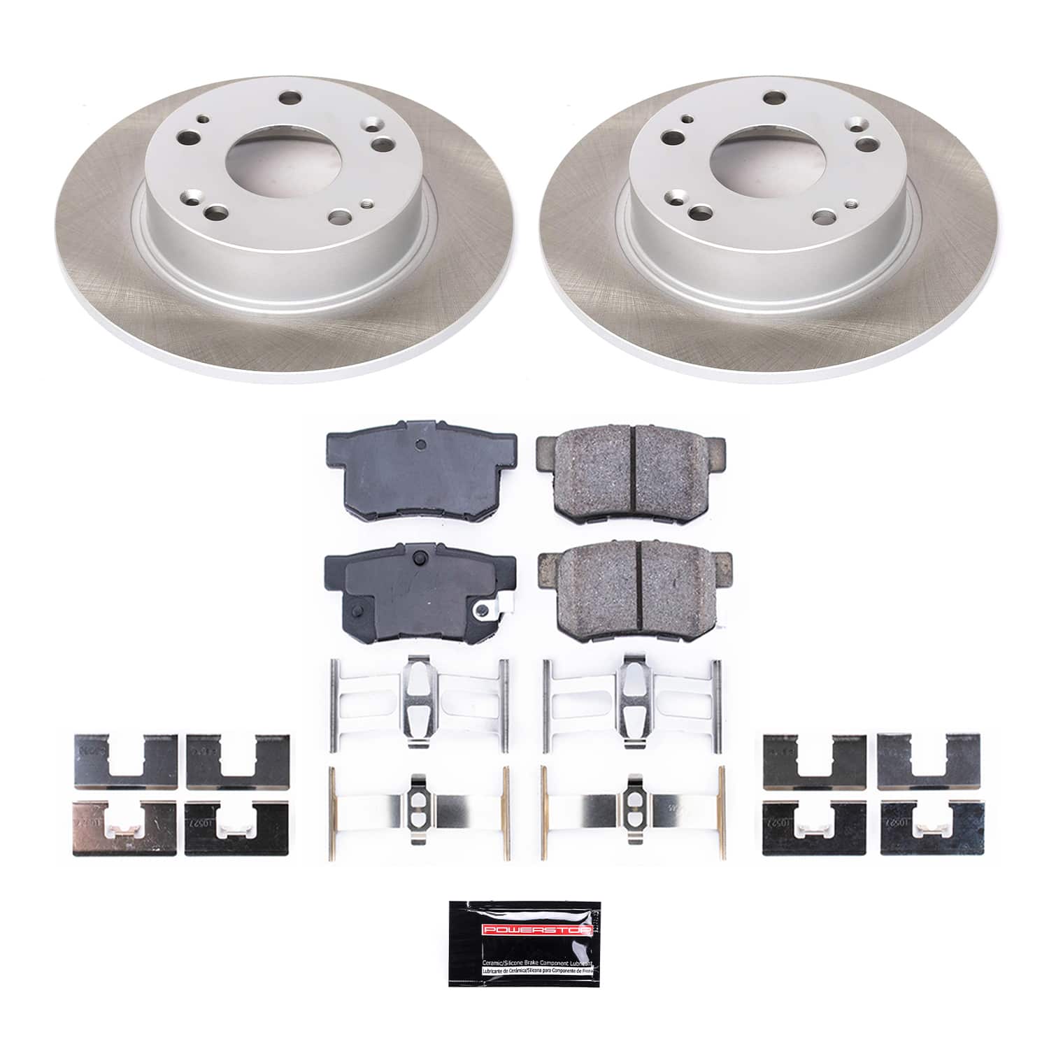 Power Stop SC2391 - Rear Z17 Evolution Pad And Semi-Coated Rotor Kit vehicle fitment brake part