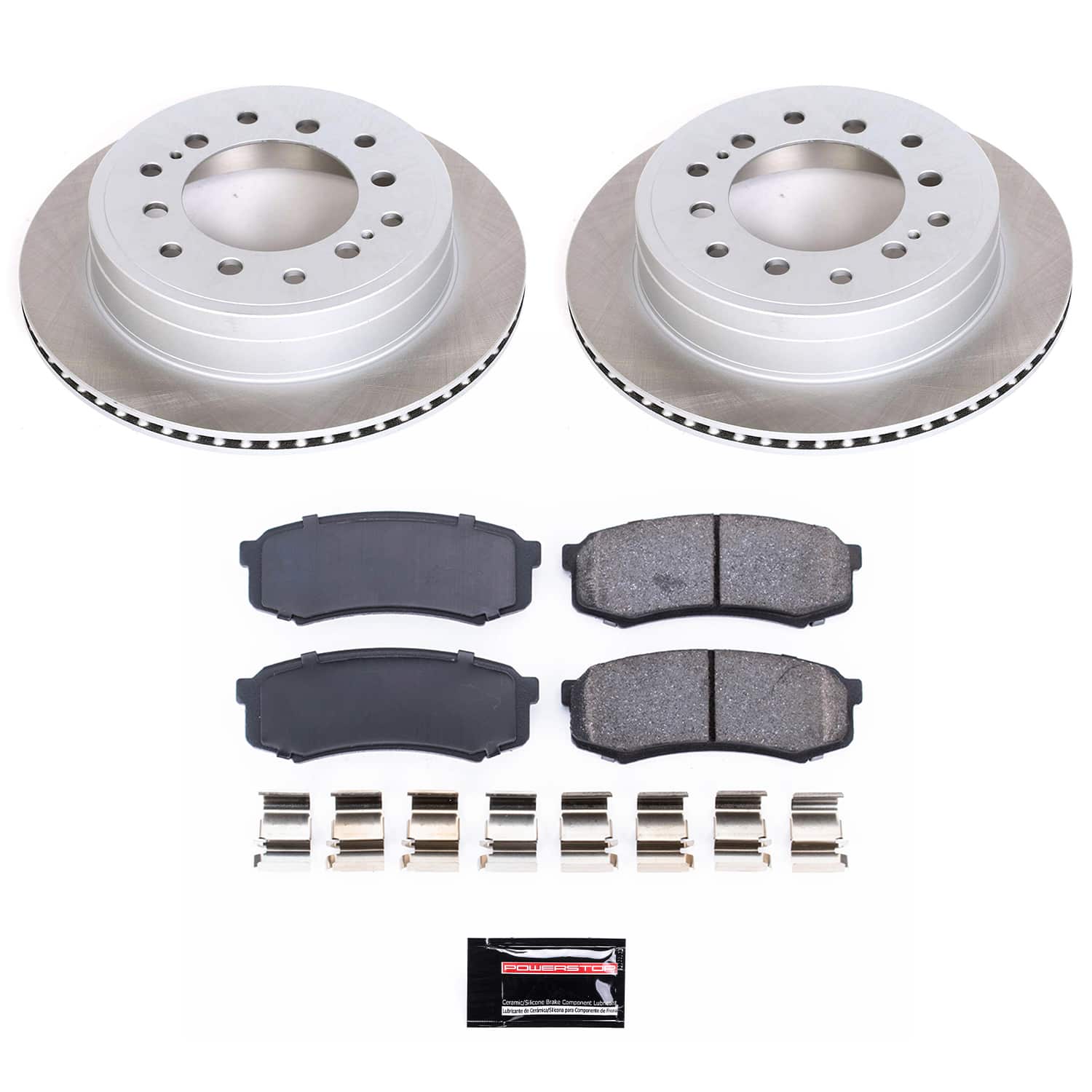 Power Stop SC2405 - Rear Z17 Evolution Pad And Semi-Coated Rotor Kit vehicle fitment brake part