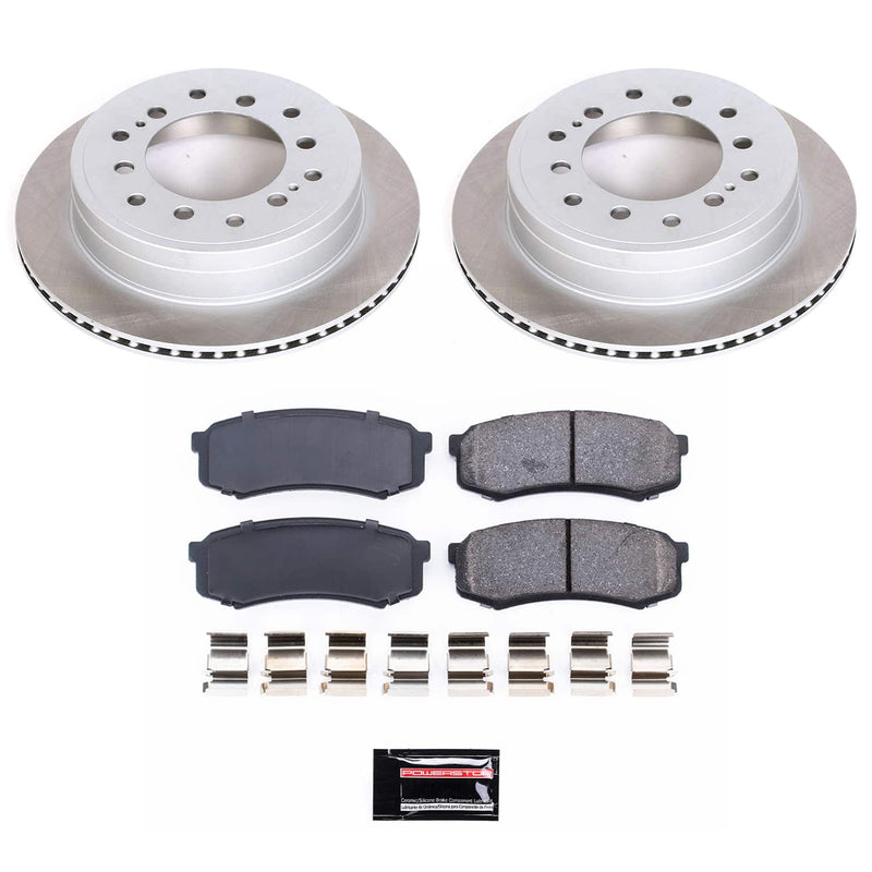 Power Stop SC2405 - Rear Z17 Evolution Pad And Semi-Coated Rotor Kit vehicle fitment brake part