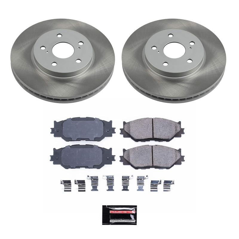 Power Stop SC2406 - Front Z17 Evolution Pad And Semi-Coated Rotor Kit vehicle fitment brake part