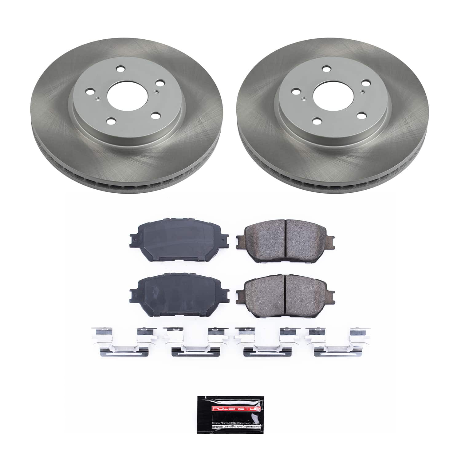 Power Stop SC2414 - Front Z17 Evolution Pad And Semi-Coated Rotor Kit vehicle fitment brake part