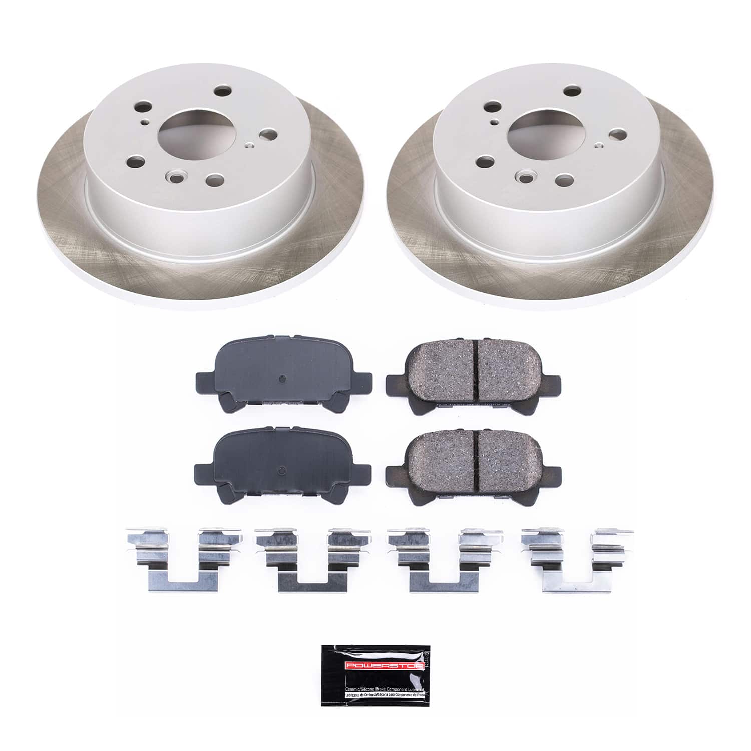 Power Stop SC2417 - Rear Z17 Evolution Pad And Semi-Coated Rotor Kit vehicle fitment brake part