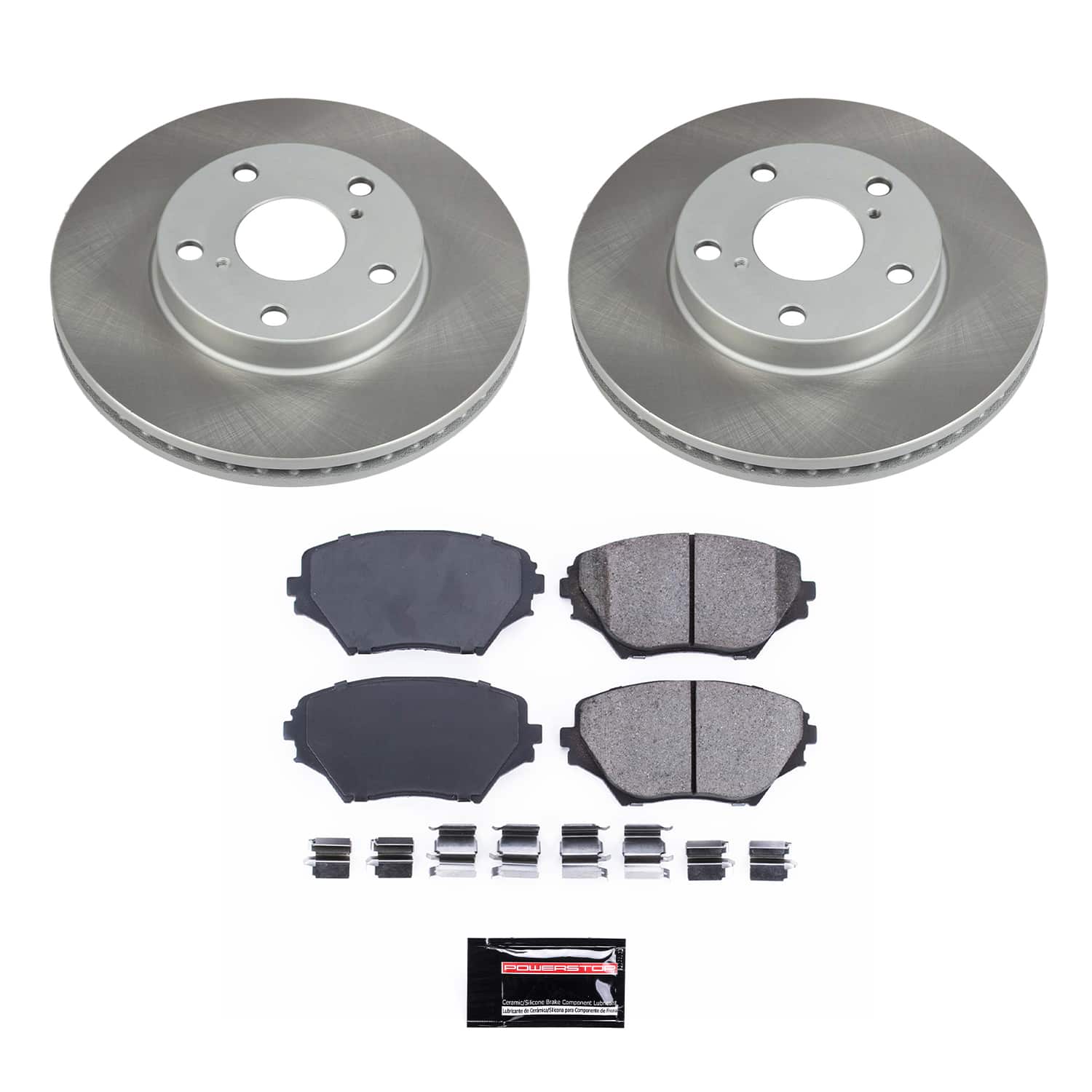 Power Stop SC2419 - Front Z17 Evolution Pad And Semi-Coated Rotor Kit vehicle fitment brake part