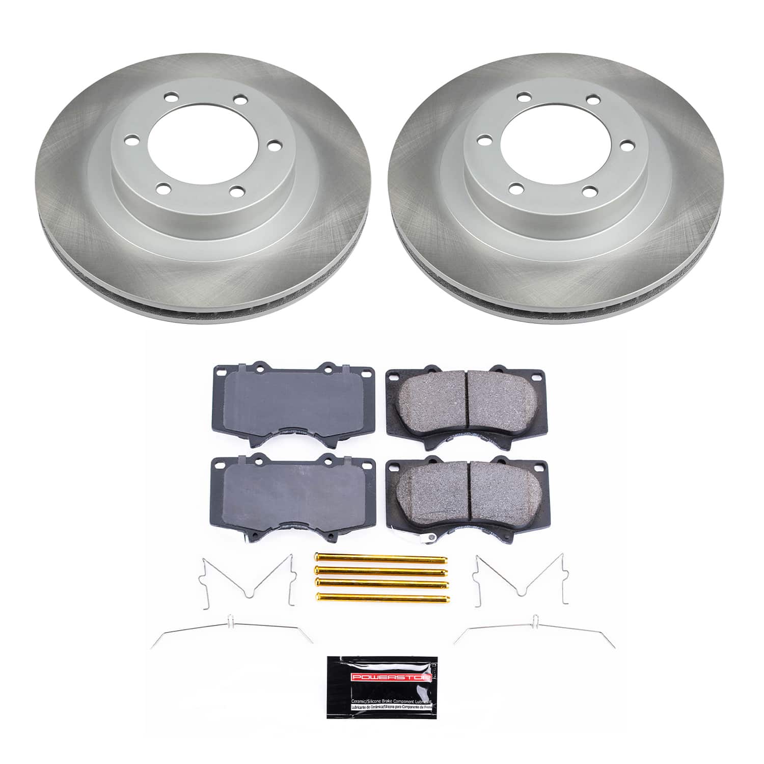 Power Stop SC2421 - Front Z17 Evolution Pad And Semi-Coated Rotor Kit vehicle fitment brake part