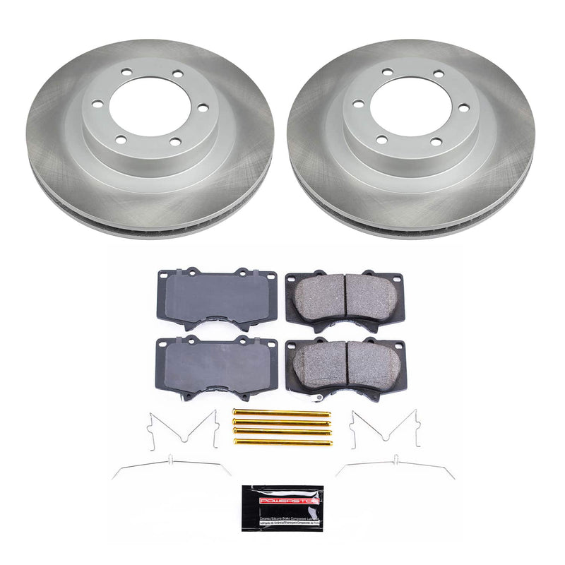 Power Stop SC2421 - Front Z17 Evolution Pad And Semi-Coated Rotor Kit vehicle fitment brake part
