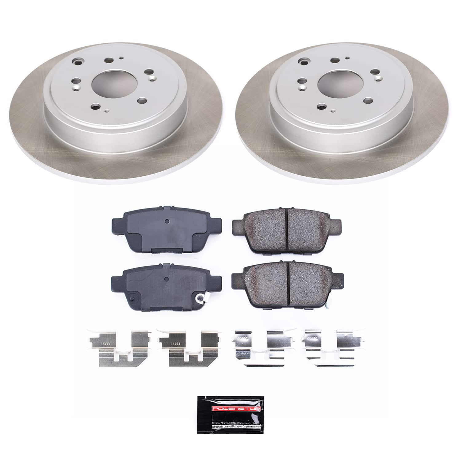 Power Stop SC2431 - Rear Z17 Evolution Pad And Semi-Coated Rotor Kit vehicle fitment brake part