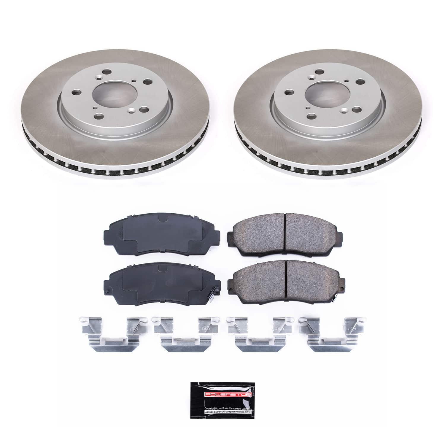 Power Stop SC2435 - Front Z17 Evolution Pad And Semi-Coated Rotor Kit vehicle fitment brake part