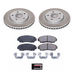 Power Stop SC2435 - Front Z17 Evolution Pad And Semi-Coated Rotor Kit vehicle fitment brake part