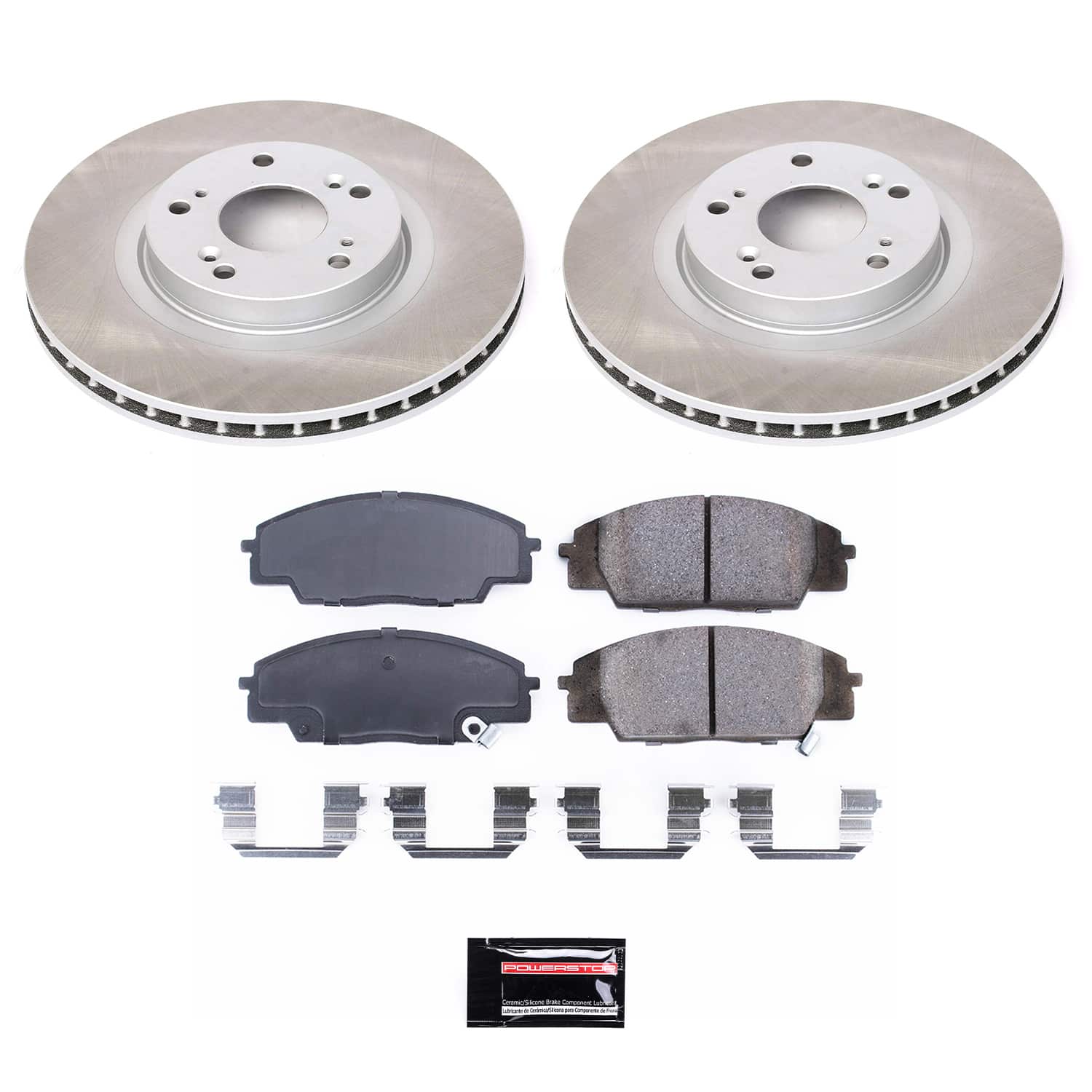 Power Stop SC2439 - Front Z17 Evolution Pad And Semi-Coated Rotor Kit vehicle fitment brake part