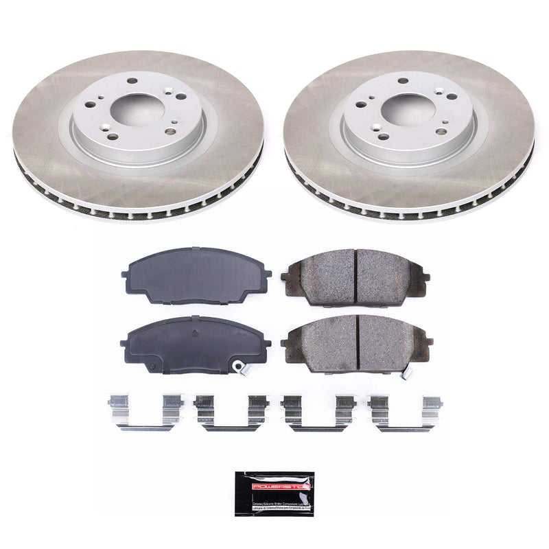 Power Stop SC2439 - Front Z17 Evolution Pad And Semi-Coated Rotor Kit vehicle fitment brake part
