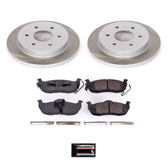 Power Stop SC2445 - Rear Z17 Evolution Pad And Semi-Coated Rotor Kit vehicle fitment brake part