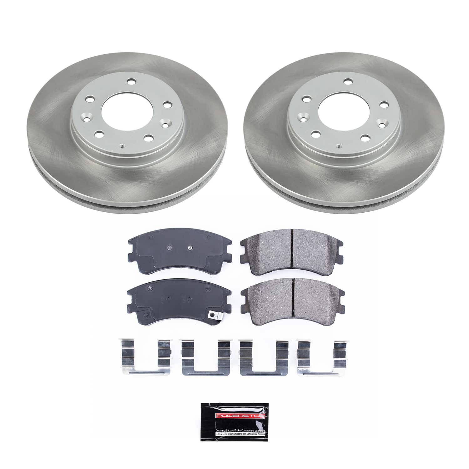 Power Stop SC2448 - Front Z17 Evolution Pad And Semi-Coated Rotor Kit vehicle fitment brake part