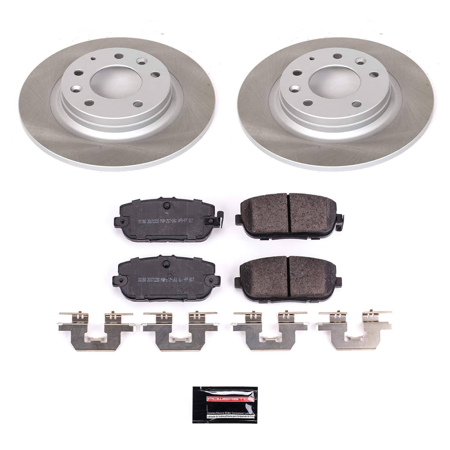 Power Stop SC2451 - Rear Z17 Evolution Pad And Semi-Coated Rotor Kit vehicle fitment brake part