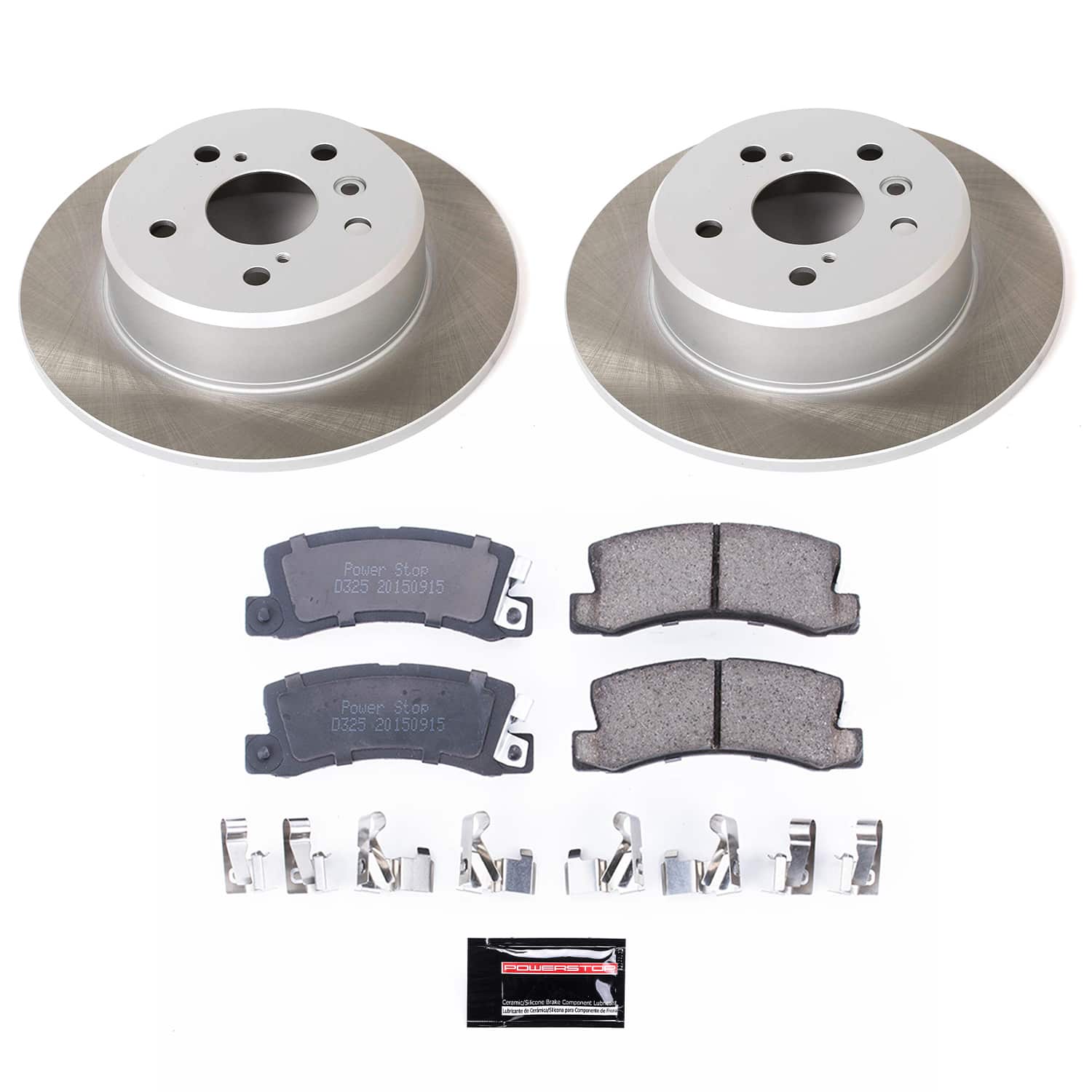 Power Stop SC2564 - Rear Z17 Evolution Pad And Semi-Coated Rotor Kit vehicle fitment brake part