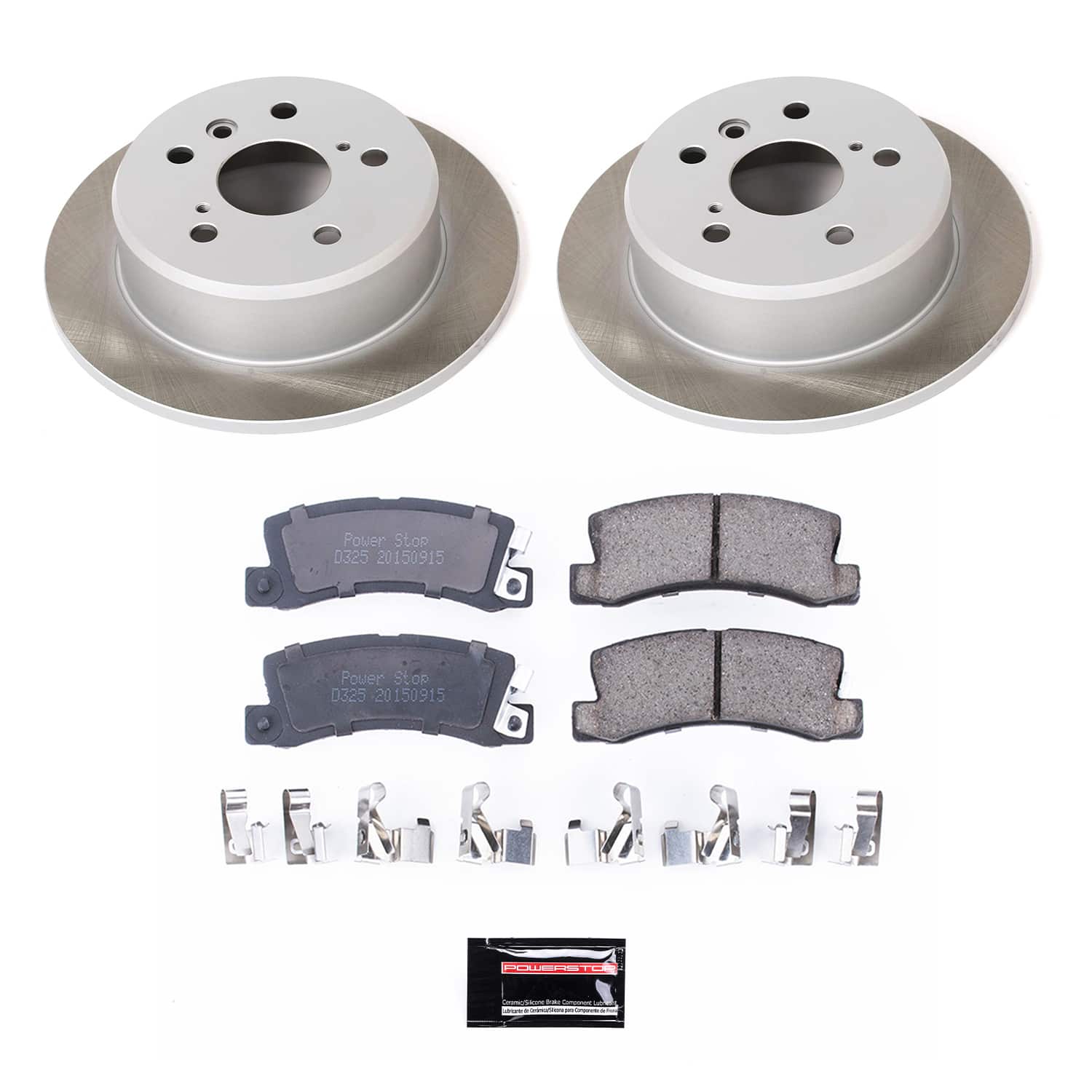 Power Stop SC2565 - Rear Z17 Evolution Pad And Semi-Coated Rotor Kit vehicle fitment brake part