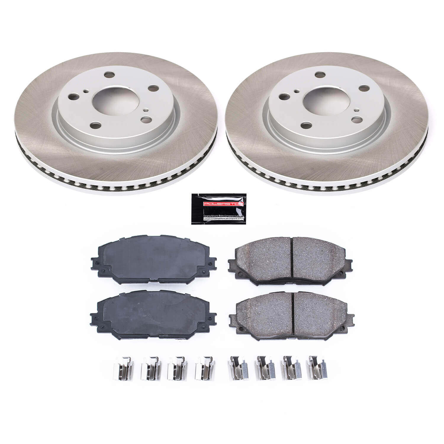 Power Stop SC258 - Front Z17 Evolution Pad And Semi-Coated Rotor Kit vehicle fitment brake part
