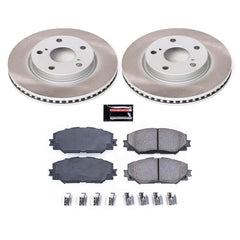 Power Stop SC258 - Front Z17 Evolution Pad And Semi-Coated Rotor Kit vehicle fitment brake part
