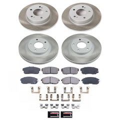 Power Stop SC2706 - Front And Rear Z17 Evolution Pad And Semi-Coated Rotor Kit vehicle fitment brake part