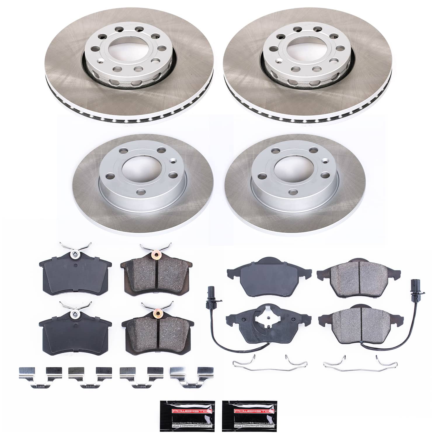Power Stop SC2741 - Front And Rear Z17 Evolution Pad And Semi-Coated Rotor Kit vehicle fitment brake part
