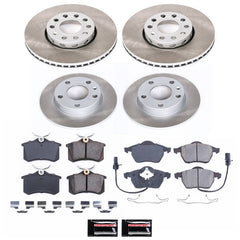 Power Stop SC2741 - Front And Rear Z17 Evolution Pad And Semi-Coated Rotor Kit vehicle fitment brake part