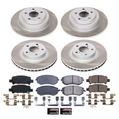 Power Stop SC2750 - Front And Rear Z17 Evolution Pad And Semi-Coated Rotor Kit vehicle fitment brake part