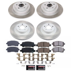 Power Stop SC2752 - Front And Rear Z17 Evolution Pad And Semi-Coated Rotor Kit vehicle fitment brake part