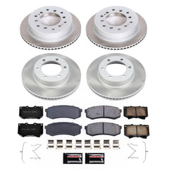 Power Stop SC2756 - Front And Rear Z17 Evolution Pad And Semi-Coated Rotor Kit vehicle fitment brake part