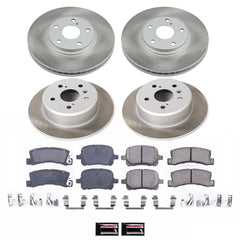 Power Stop SC2774 - Front And Rear Z17 Evolution Pad And Semi-Coated Rotor Kit vehicle fitment brake part