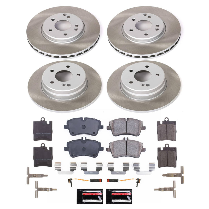 Power Stop SC2783 - Front And Rear Z17 Evolution Pad And Semi-Coated Rotor Kit vehicle fitment brake part