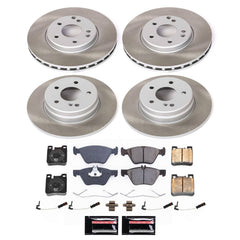 Power Stop SC2785 - Front And Rear Z17 Evolution Pad And Semi-Coated Rotor Kit vehicle fitment brake part