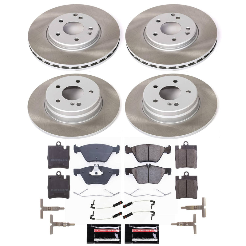 Power Stop SC2786 - Front And Rear Z17 Evolution Pad And Semi-Coated Rotor Kit vehicle fitment brake part